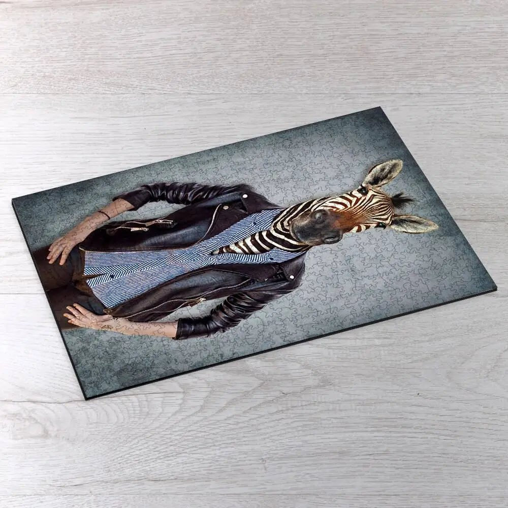 Zebra Puzzle - PuzzlesPrint