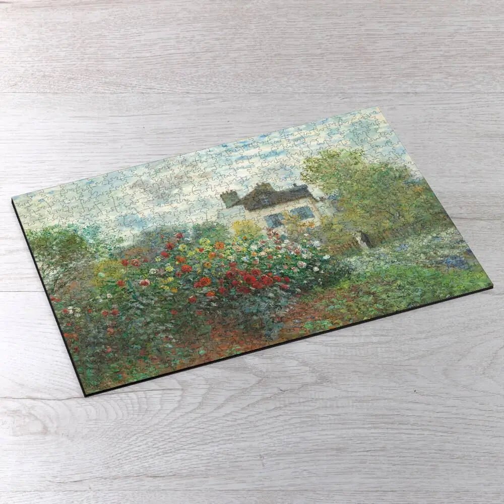 The Garden of Monet at Argenteuil Puzzle - PuzzlesPrint