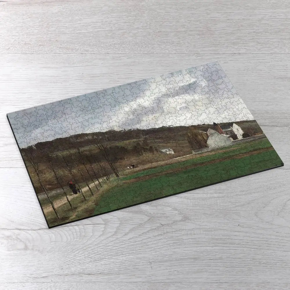 The Banks of the Marne in Winter Puzzle - PuzzlesPrint