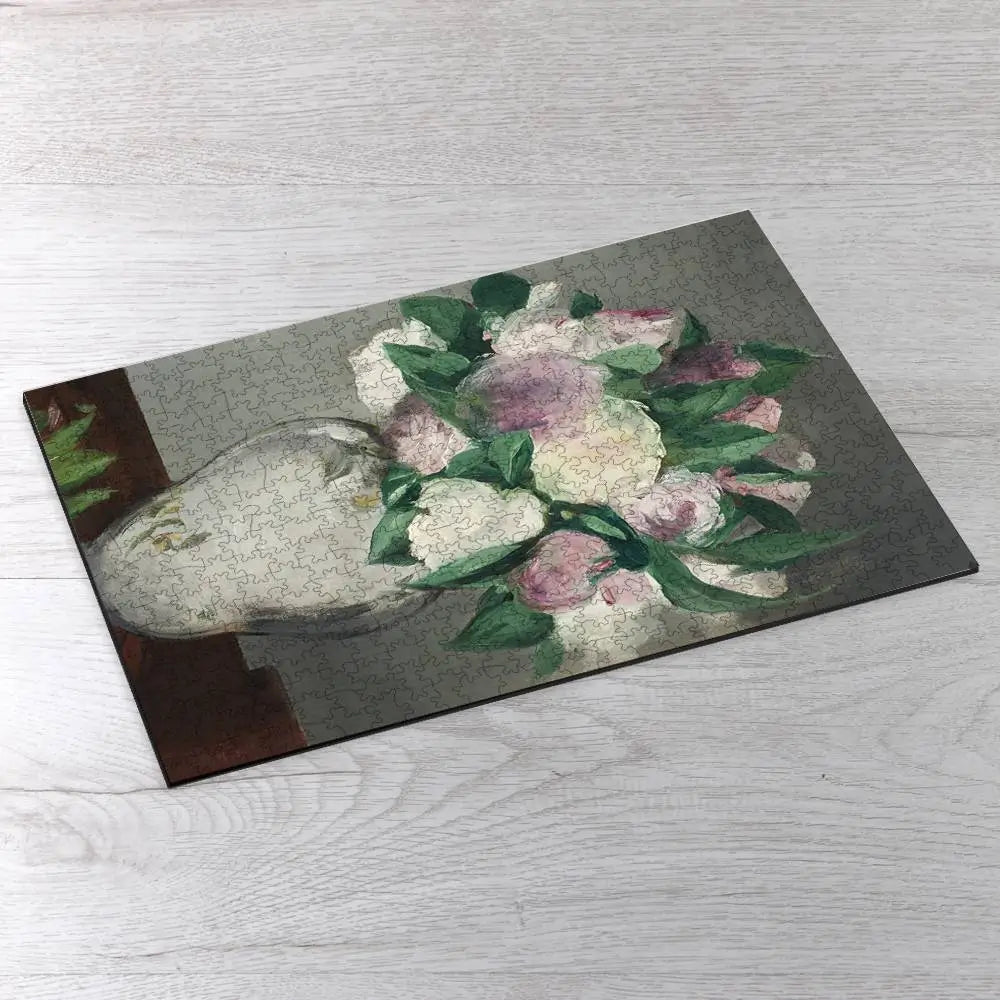 Peonies Puzzle - PuzzlesPrint