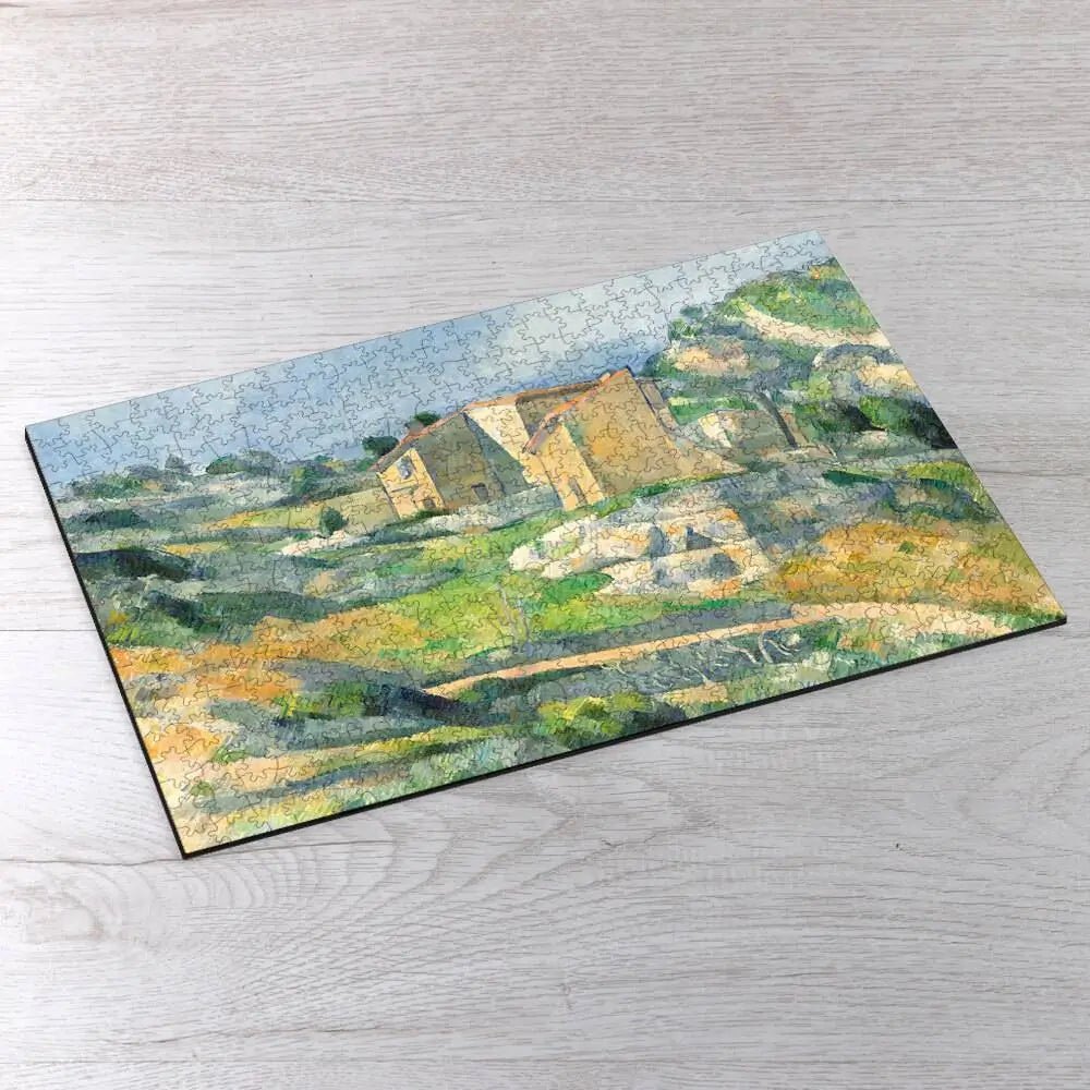 Houses in Provence,The Riaux Valley near L'Estaque Puzzle - PuzzlesPrint