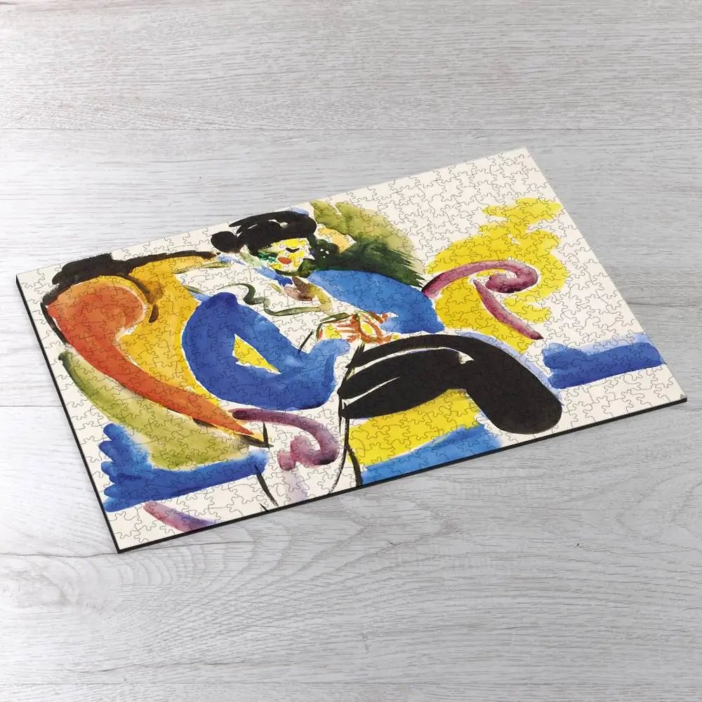 Woman on Chair Puzzle - PuzzlesPrint