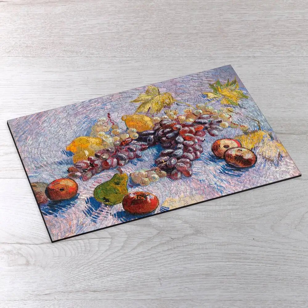 Grapes, Lemons, Pears, and Apples Puzzle - PuzzlesPrint