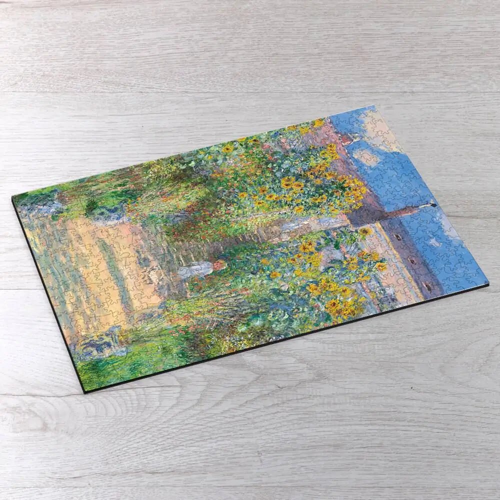 The Artist's Garden at Vétheuil Puzzle - PuzzlesPrint