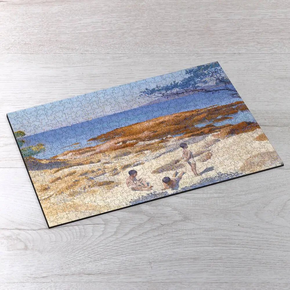 Beach at Cabasson (Baigne - Cul) Puzzle - PuzzlesPrint