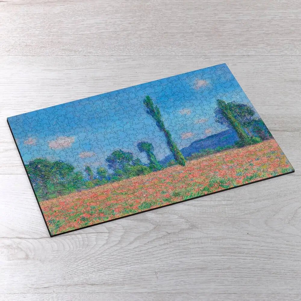 Poppy Field (Giverny) Puzzle - PuzzlesPrint