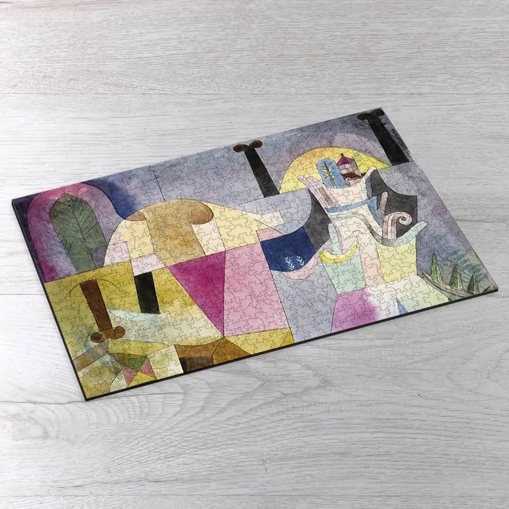 Black Columns in a Landscape Puzzle - PuzzlesPrint