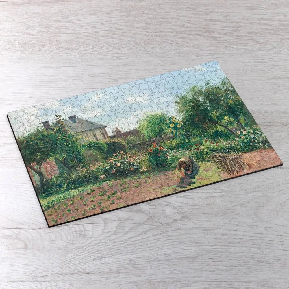 The Artist's Garden at Eragny Puzzle - PuzzlesPrint