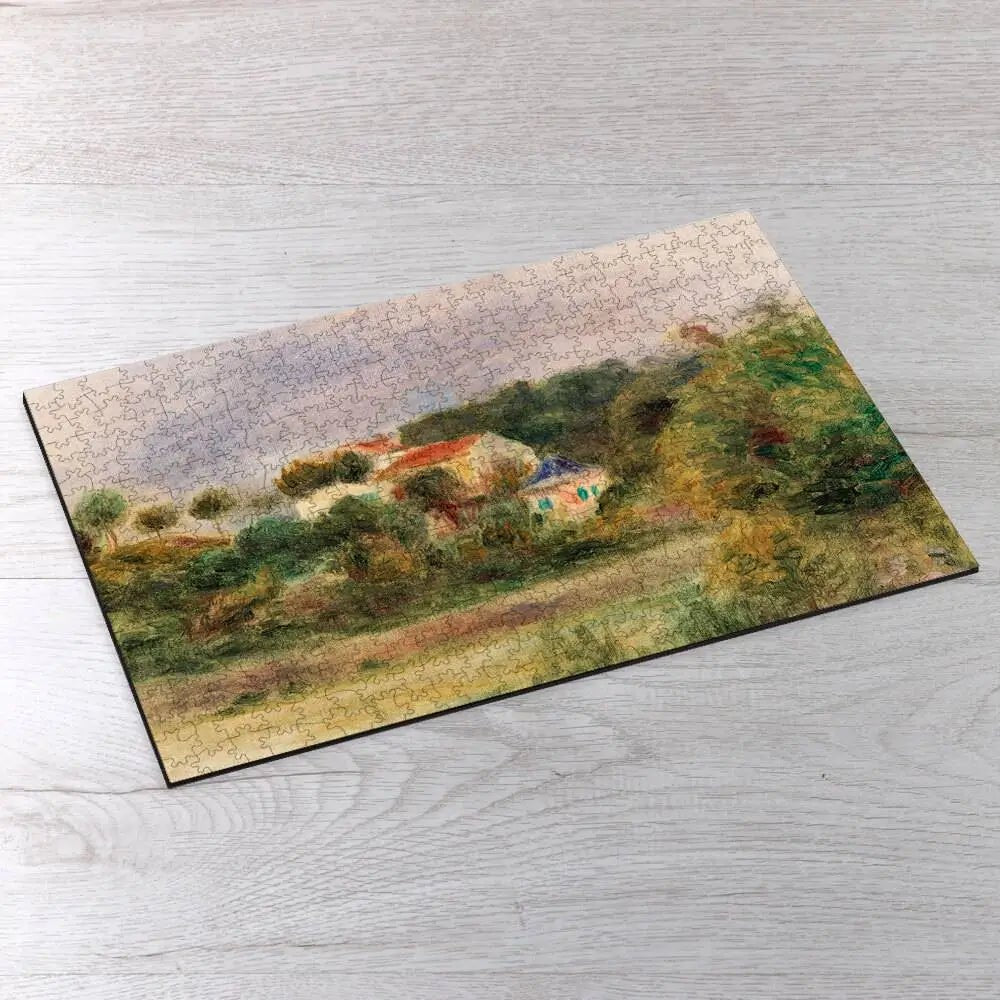 Houses in a Park Puzzle - PuzzlesPrint