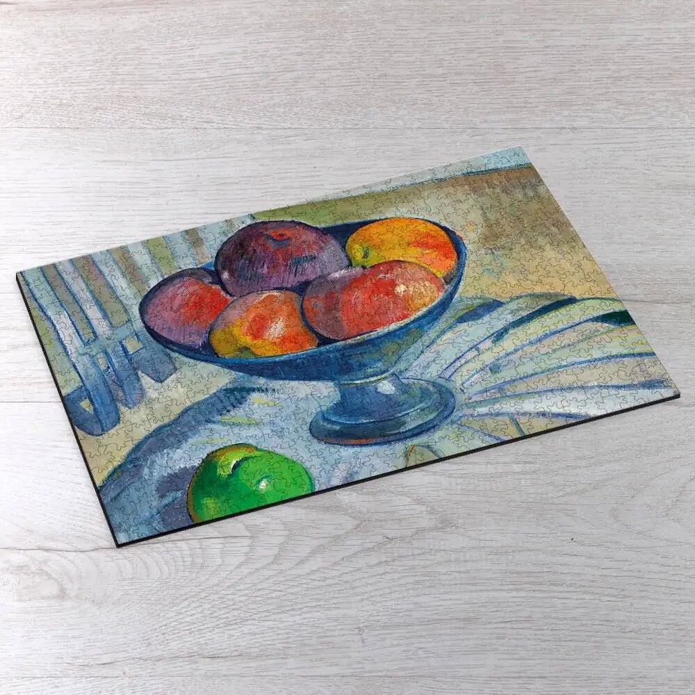 Fruit Dish on a Garden Chair Puzzle - PuzzlesPrint