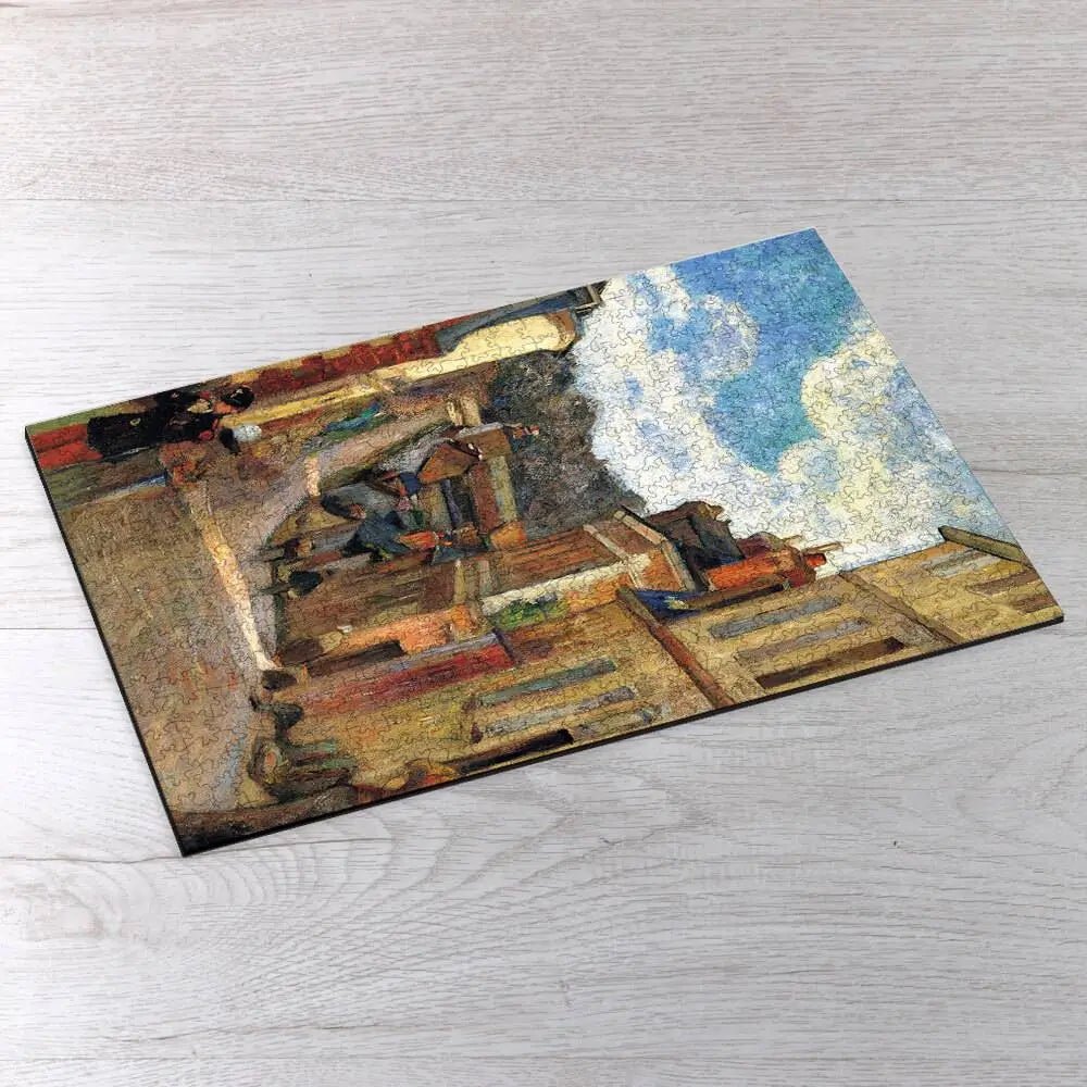 Rue Jouvenet in Rouen Puzzle - PuzzlesPrint