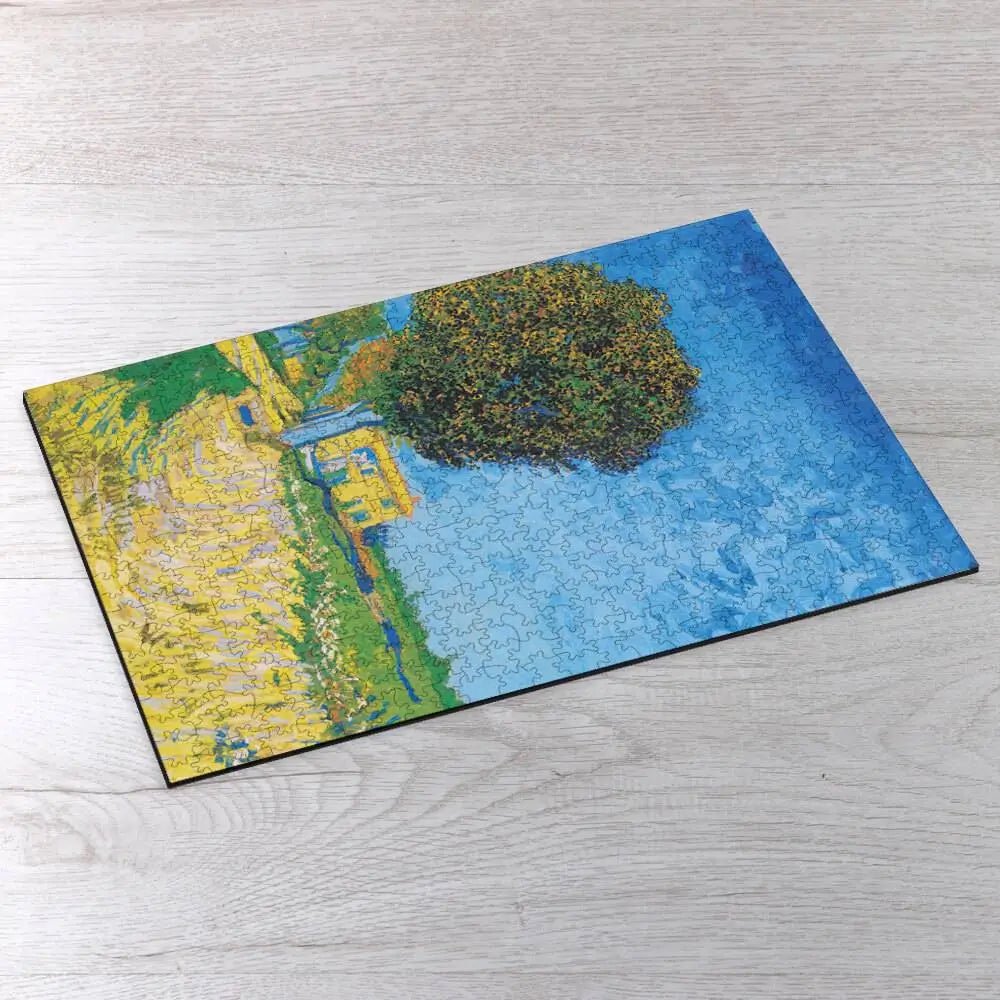 Avenue near Arles with Houses Puzzle - PuzzlesPrint