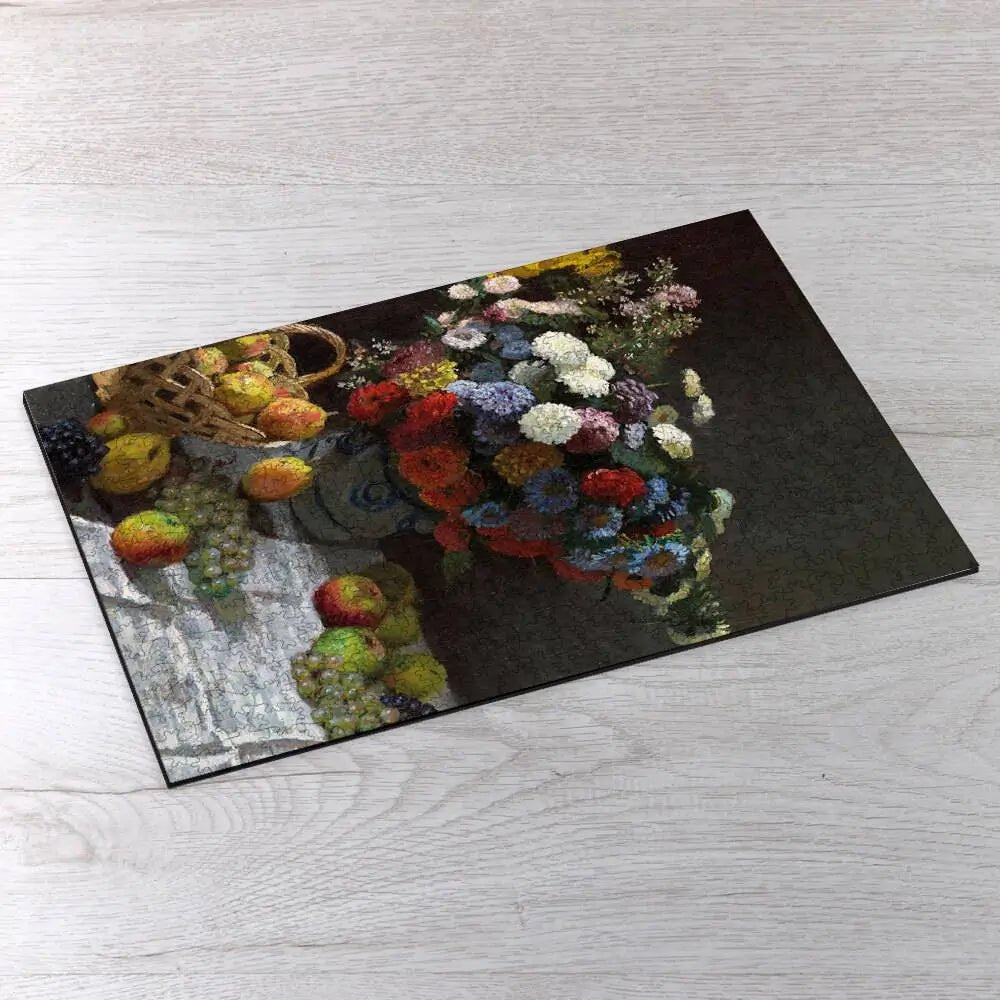 Still Life with Flowers and Fruit Puzzle - PuzzlesPrint