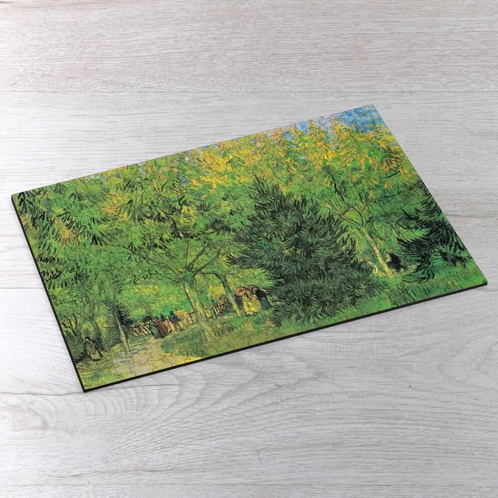 Path in the Park of Arles with Walkers Puzzle - PuzzlesPrint