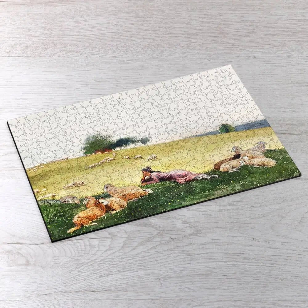 Shepherdess of Houghton Farm Puzzle - PuzzlesPrint