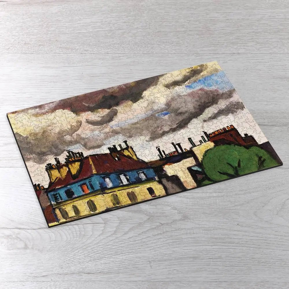 Rooftops and Clouds, Paris Puzzle - PuzzlesPrint