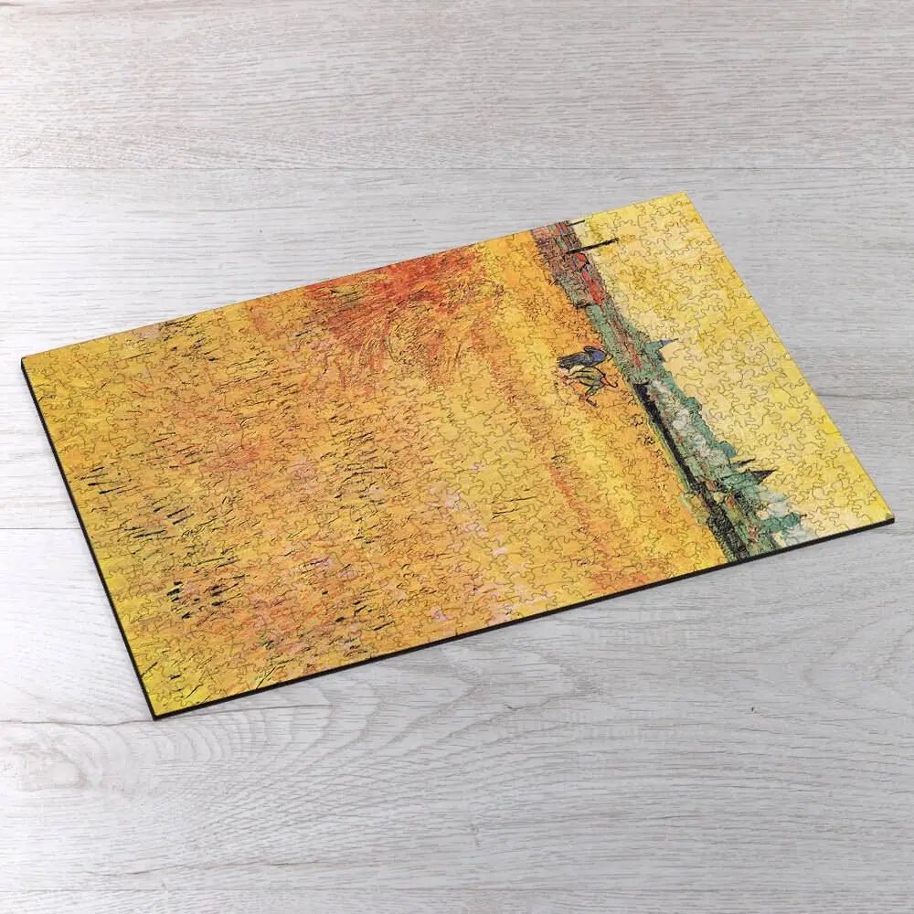 Arles, View from the Wheat Fields Puzzle - PuzzlesPrint