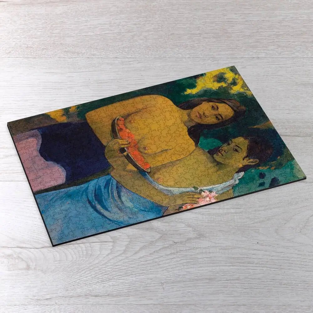 Two Tahitian Women Puzzle - PuzzlesPrint