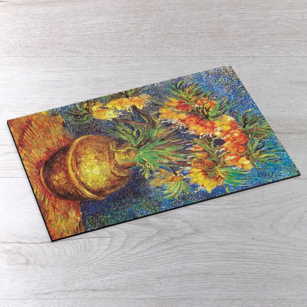 Imperial Fritillaries in a Copper Vase Puzzle - PuzzlesPrint