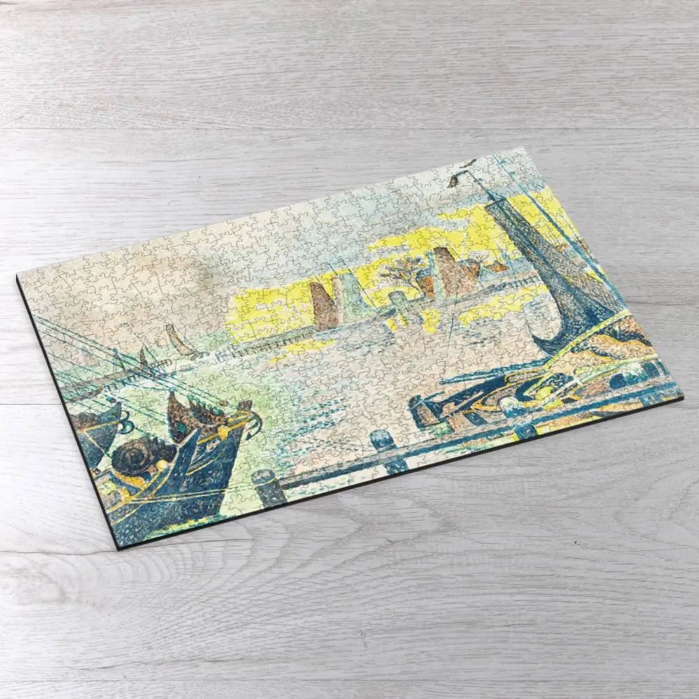 Boats at Flushing Puzzle - PuzzlesPrint