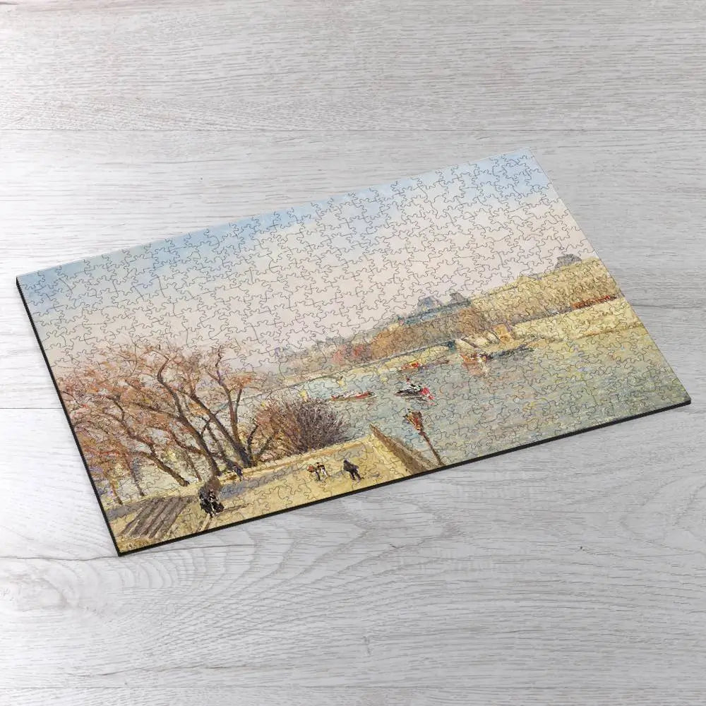 The Louvre, Morning, Sunlight Puzzle - PuzzlesPrint