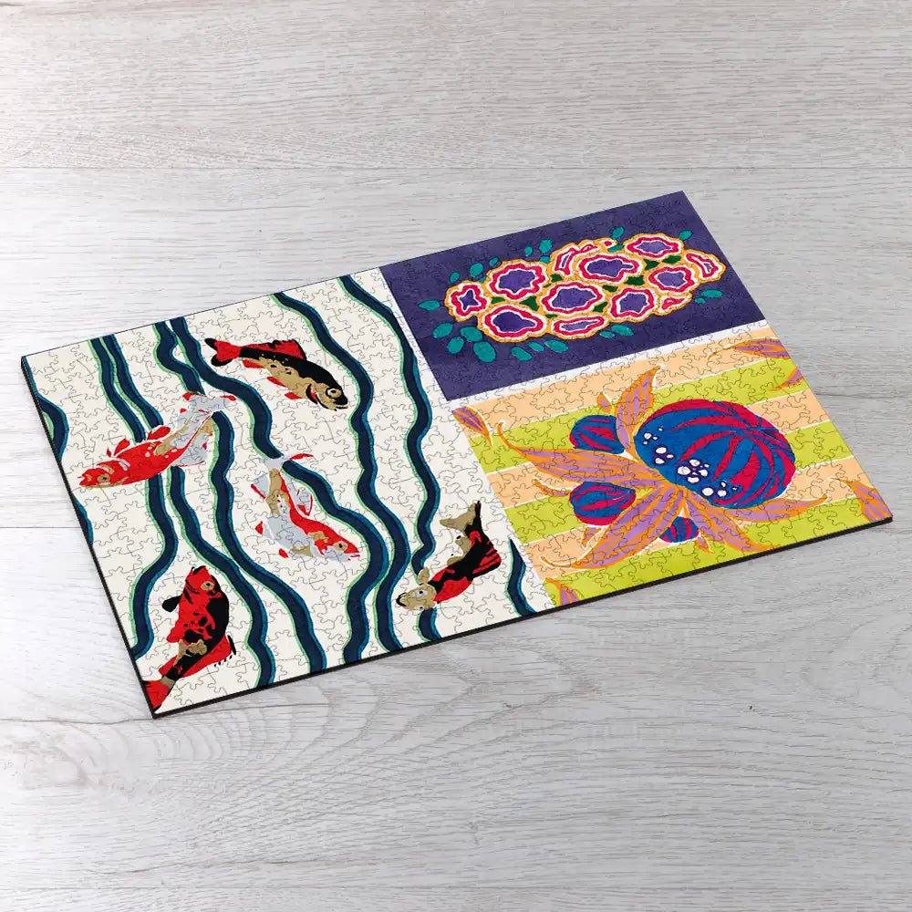 Floreal Dessins et Coloris Nouveaux Puzzle - PuzzlesPrint