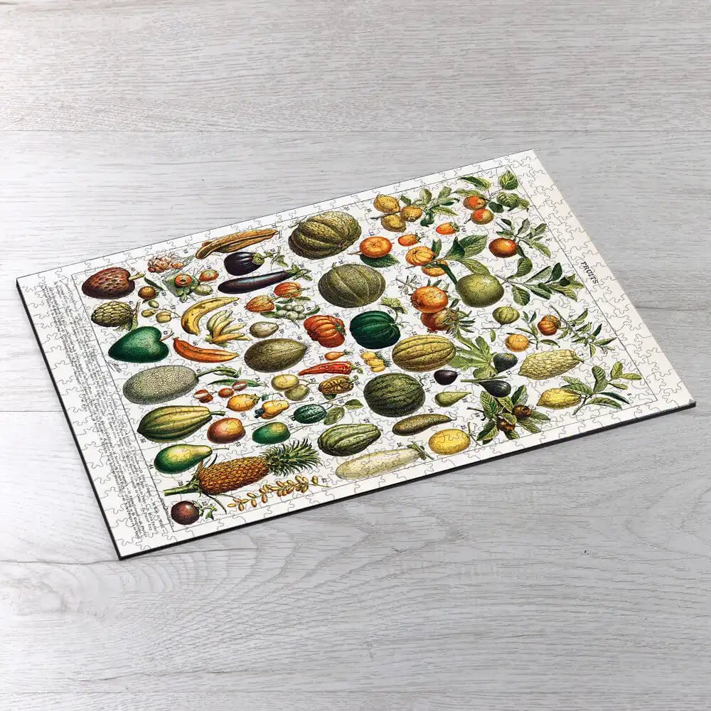 Fruits and Vegetables, Nouveau Larousse Illustre Puzzle - PuzzlesPrint