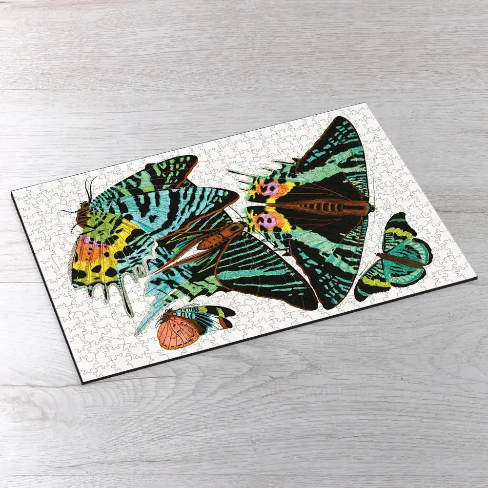 Vintage Butterflies III Puzzle - PuzzlesPrint