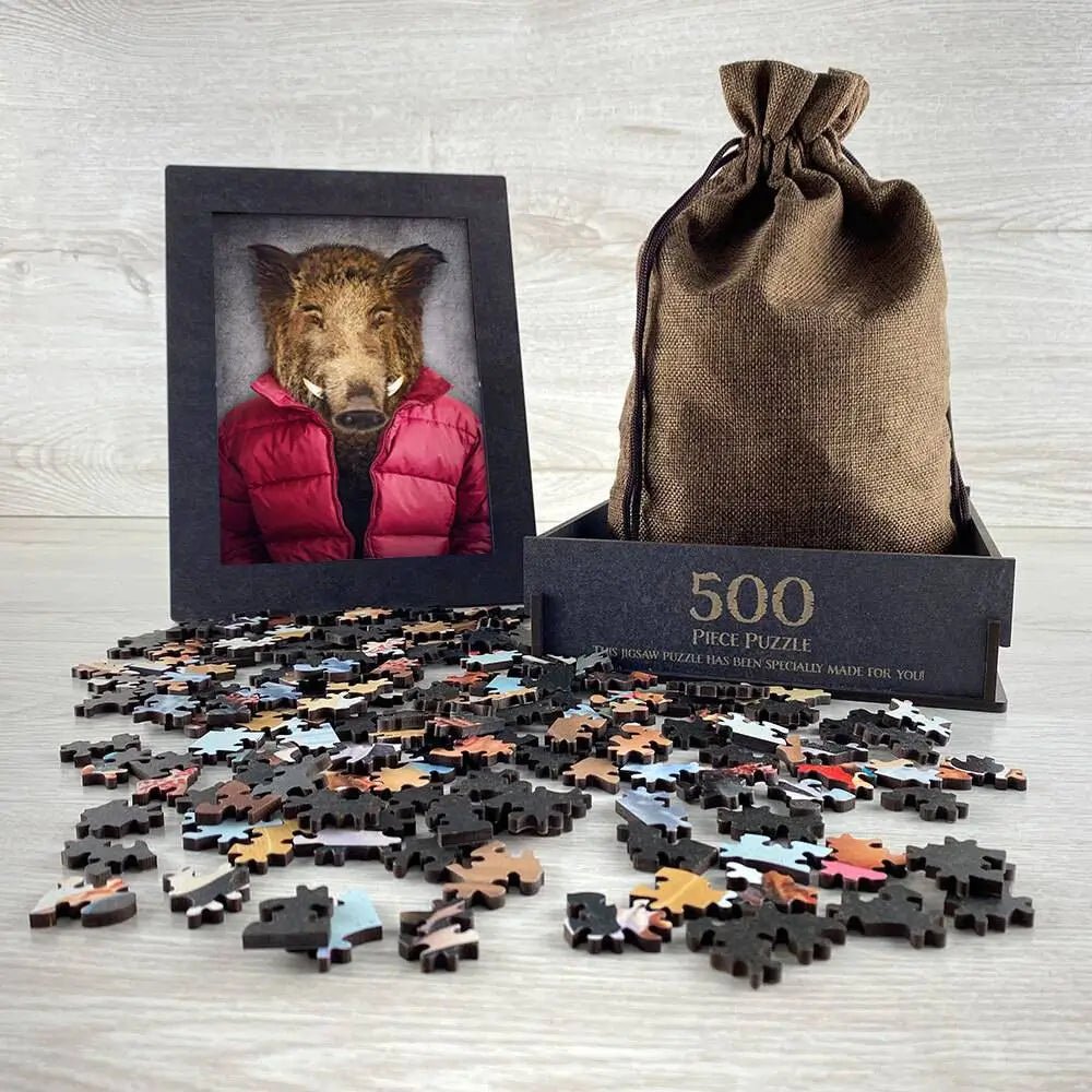 Wild Boar Puzzle - PuzzlesPrint