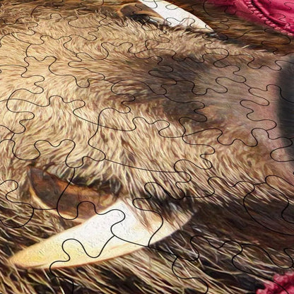 Wild Boar Puzzle - PuzzlesPrint