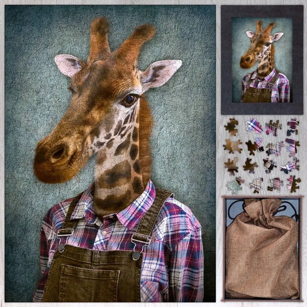 Giraffe Puzzle - PuzzlesPrint