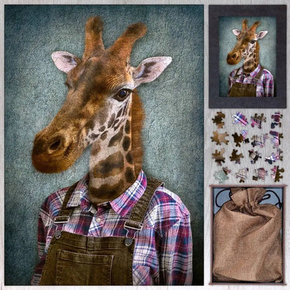 Giraffe Puzzle - PuzzlesPrint