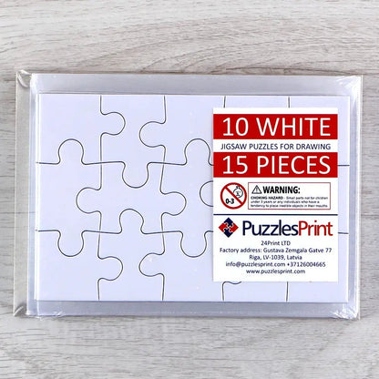 Blank Puzzle - Ideal For Drawing or Painting - PuzzlesPrint
