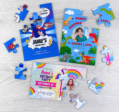 Card Puzzle - Make Invitations or Greeting Cards - PuzzlesPrint