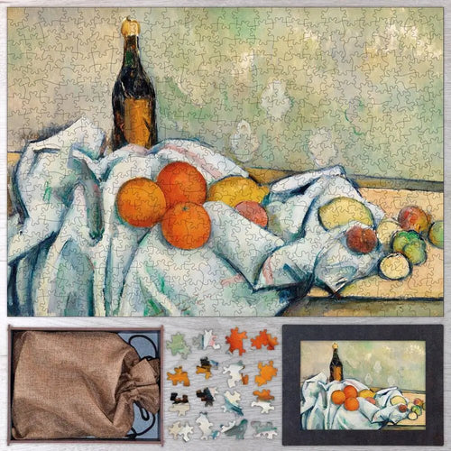 Bottle and Fruits Puzzle - PuzzlesPrint