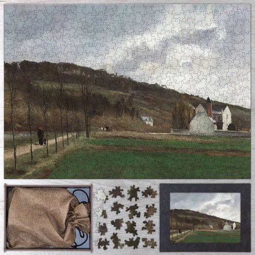 The Banks of the Marne in Winter Puzzle - PuzzlesPrint