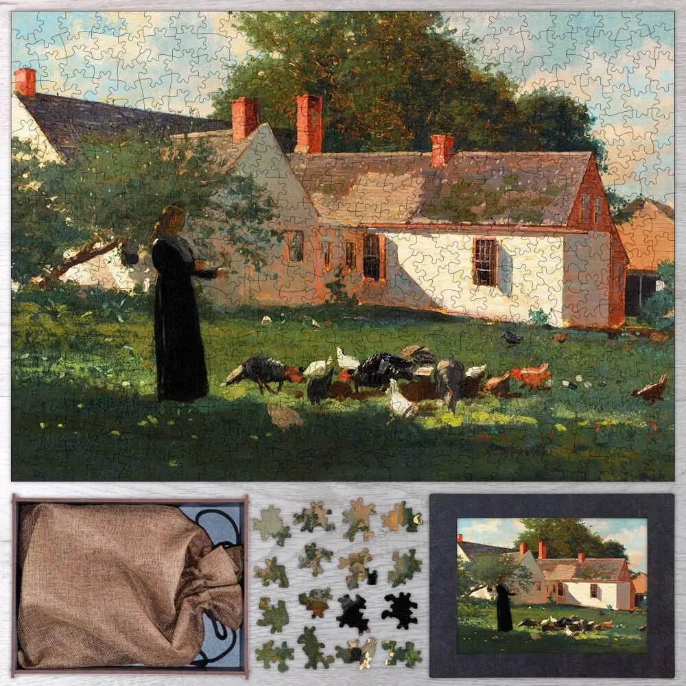 Farmyard Scene Puzzle - PuzzlesPrint