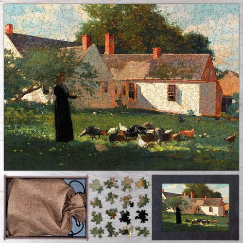 Farmyard Scene Puzzle - PuzzlesPrint
