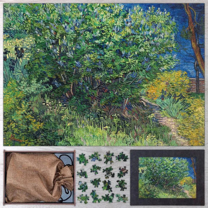 Lilac Bush Puzzle - PuzzlesPrint