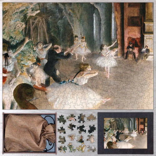 The Rehearsal of the Ballet on Stage Puzzle - PuzzlesPrint