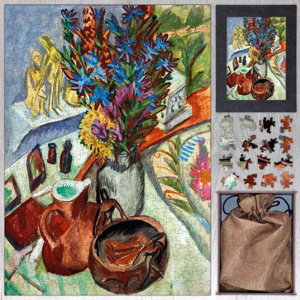 Still Life with Jug and African Bowl Puzzle - PuzzlesPrint