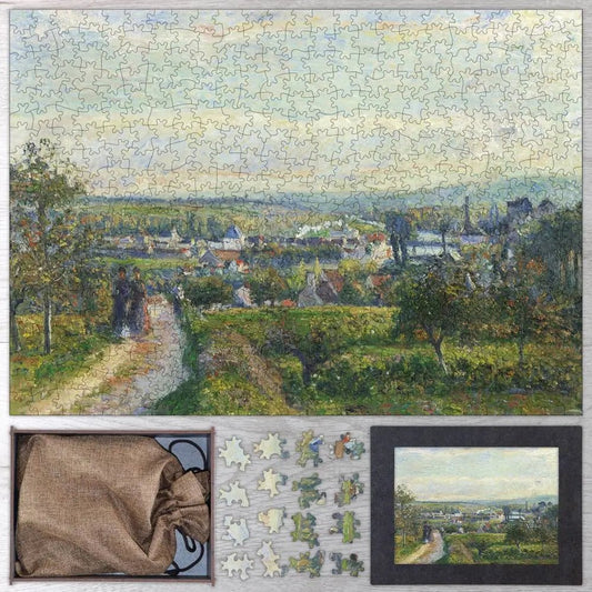 View of Saint - Ouen - l’Aumône Puzzle - PuzzlesPrint