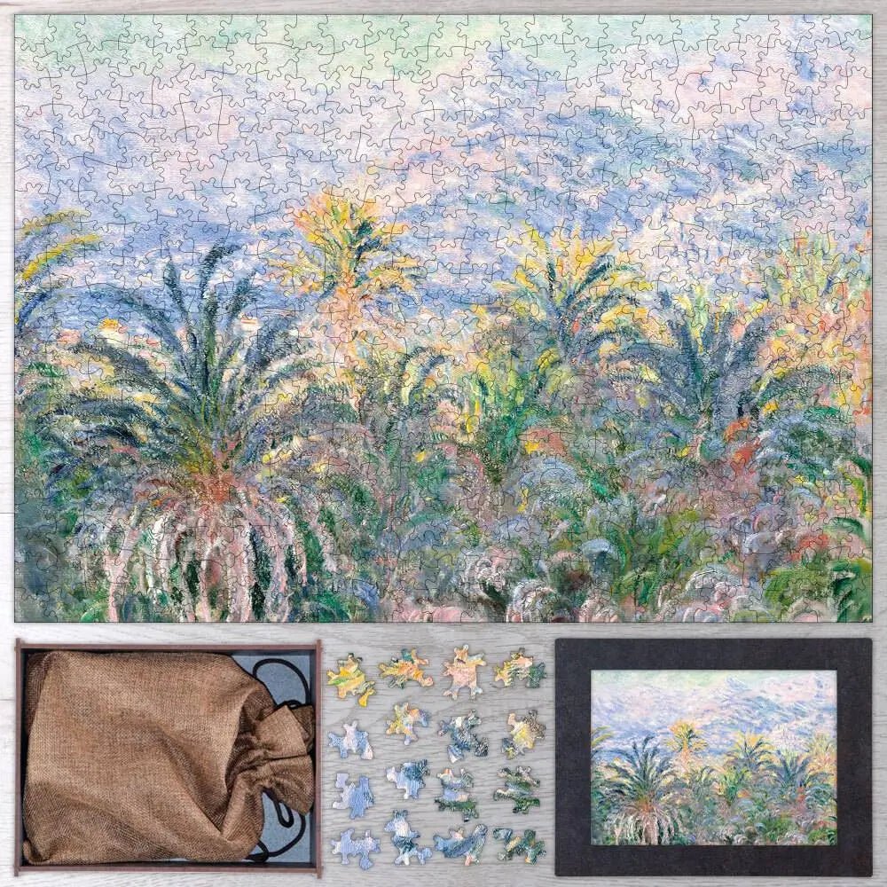 Palm Trees at Bordighera Puzzle - PuzzlesPrint