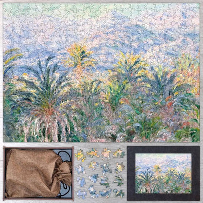 Palm Trees at Bordighera Puzzle - PuzzlesPrint