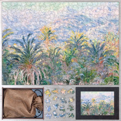 Palm Trees at Bordighera Puzzle - PuzzlesPrint