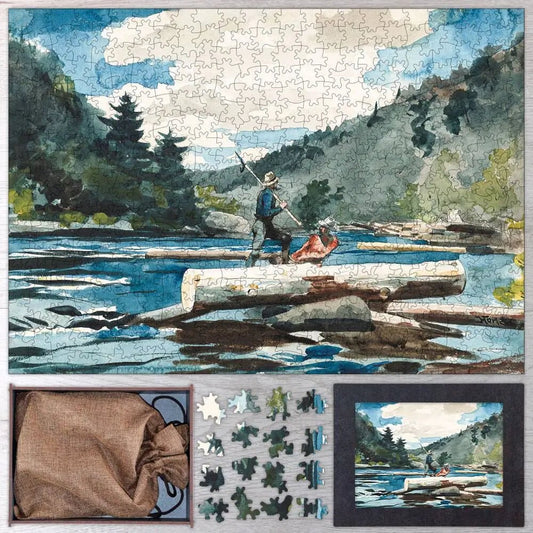 Hudson River, Logging Puzzle - PuzzlesPrint