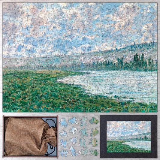 The Seine at Vétheuil Puzzle - PuzzlesPrint