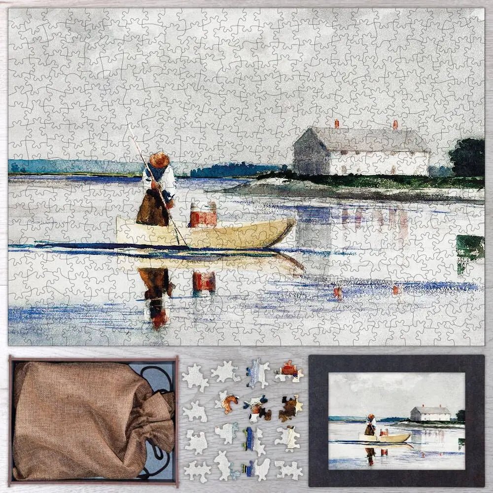 Spearing Eels Puzzle - PuzzlesPrint