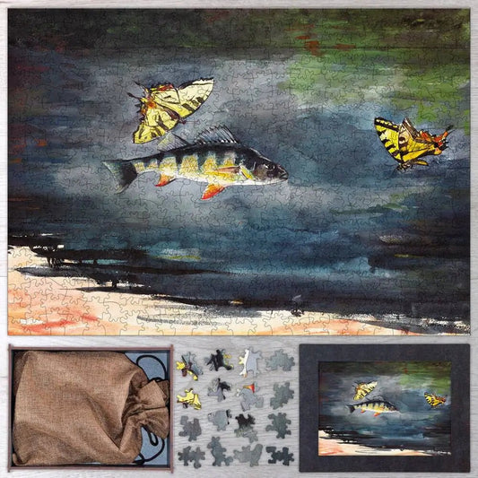 Fish and Butterflies Puzzle - PuzzlesPrint