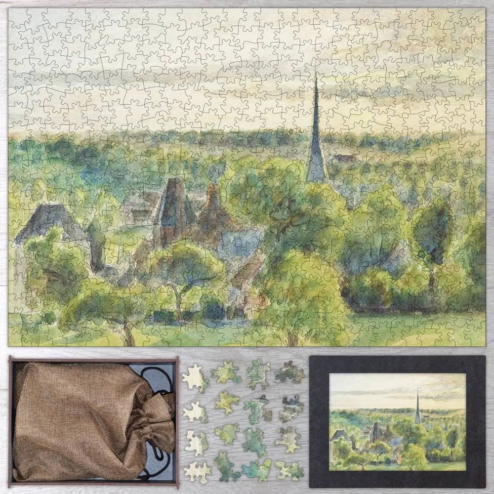 Landscape at Eragny Puzzle - PuzzlesPrint